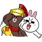 [LINEスタンプ] ブラウン隊長！？がやって来た (1)