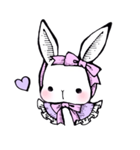 Sweet KAWAII Lolita bunnies（個別スタンプ：6）