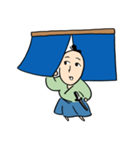 顔が米みたいな武士（個別スタンプ：6）