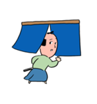 顔が米みたいな武士（個別スタンプ：8）