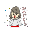 日常女子会話（個別スタンプ：16）