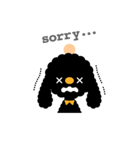 もこもこトイプー（Black）（個別スタンプ：33）