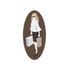 Stylish woman（個別スタンプ：2）