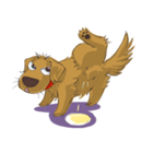 Dodimon: The Cheeky Golden Retrievers（個別スタンプ：4）