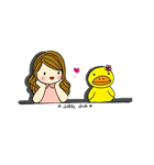 Happiness with A little duck（個別スタンプ：33）