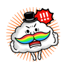 Mr.Cloud's Rainbow Moustache（個別スタンプ：1）