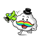 Mr.Cloud's Rainbow Moustache（個別スタンプ：9）