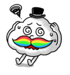 Mr.Cloud's Rainbow Moustache（個別スタンプ：29）