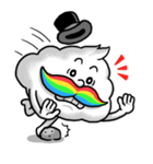 Mr.Cloud's Rainbow Moustache（個別スタンプ：34）