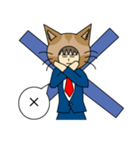 猫男サラリーマン（個別スタンプ：6）