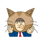 猫男サラリーマン（個別スタンプ：9）