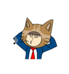 猫男サラリーマン（個別スタンプ：35）