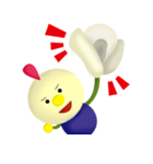 funny flowers（個別スタンプ：34）