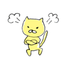 yellow cat（個別スタンプ：37）