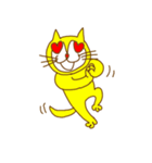 Yellow cat（個別スタンプ：9）
