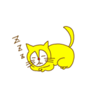 Yellow cat（個別スタンプ：10）