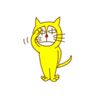 Yellow cat（個別スタンプ：12）