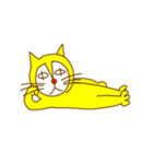 Yellow cat（個別スタンプ：14）