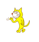 Yellow cat（個別スタンプ：16）