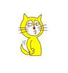 Yellow cat（個別スタンプ：19）