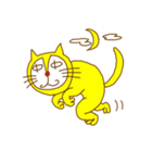 Yellow cat（個別スタンプ：22）