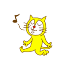 Yellow cat（個別スタンプ：23）