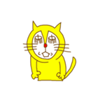 Yellow cat（個別スタンプ：29）