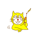 Yellow cat（個別スタンプ：31）