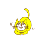 Yellow cat（個別スタンプ：34）