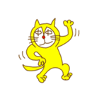 Yellow cat（個別スタンプ：35）
