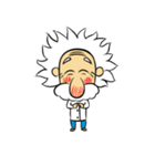 Dr.Einstein is struggling in his lab（個別スタンプ：7）