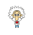 Dr.Einstein is struggling in his lab（個別スタンプ：8）