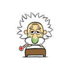 Dr.Einstein is struggling in his lab（個別スタンプ：22）