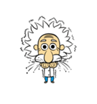 Dr.Einstein is struggling in his lab（個別スタンプ：31）