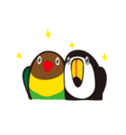 ボタンインコとオニオオハシ（個別スタンプ：8）