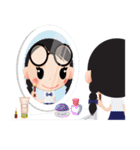 GlassesGirl（個別スタンプ：5）