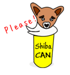 Shiba CAN ＆ Tora CAN 1 (Eng)（個別スタンプ：26）