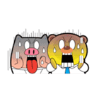 Pp Bear and Pants Pig（個別スタンプ：37）