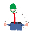 Masked businessman（個別スタンプ：16）