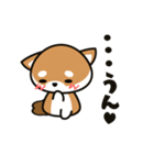 すきま柴犬（うん ver）（個別スタンプ：4）