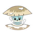 Fungus man (At the fork)（個別スタンプ：9）