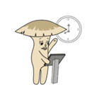 Fungus man (At the fork)（個別スタンプ：11）