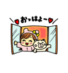 チビ姫とクマくん（個別スタンプ：8）