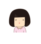 おかっぱ女子（個別スタンプ：1）