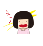 おかっぱ女子（個別スタンプ：13）