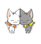 Twin kittens Zucku＆Pocke（個別スタンプ：4）