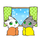 Twin kittens Zucku＆Pocke（個別スタンプ：29）