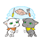 Twin kittens Zucku＆Pocke（個別スタンプ：33）