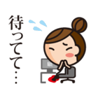 残業女子（個別スタンプ：7）