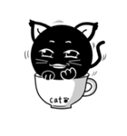 A Cup of White and Black（個別スタンプ：7）